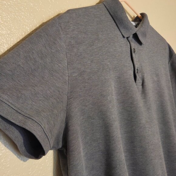 Calvin Klein Men's Large Grey Polo Shirt - Picture 2 of 8